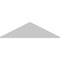 Ekena Millwork Peaked Cap Sunburst Architectural Grade PVC Pediment, 52"W x 14"H x 2"P (Pitch 6/12) PEDPS052X140PKC01 - alternate 4